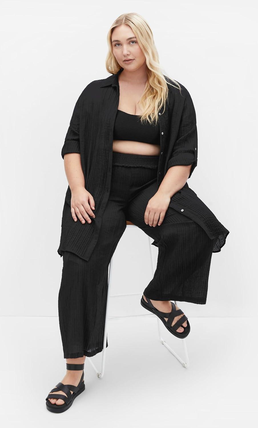 image:imageCity Chic Womens Plus Size Pant MaciBlack