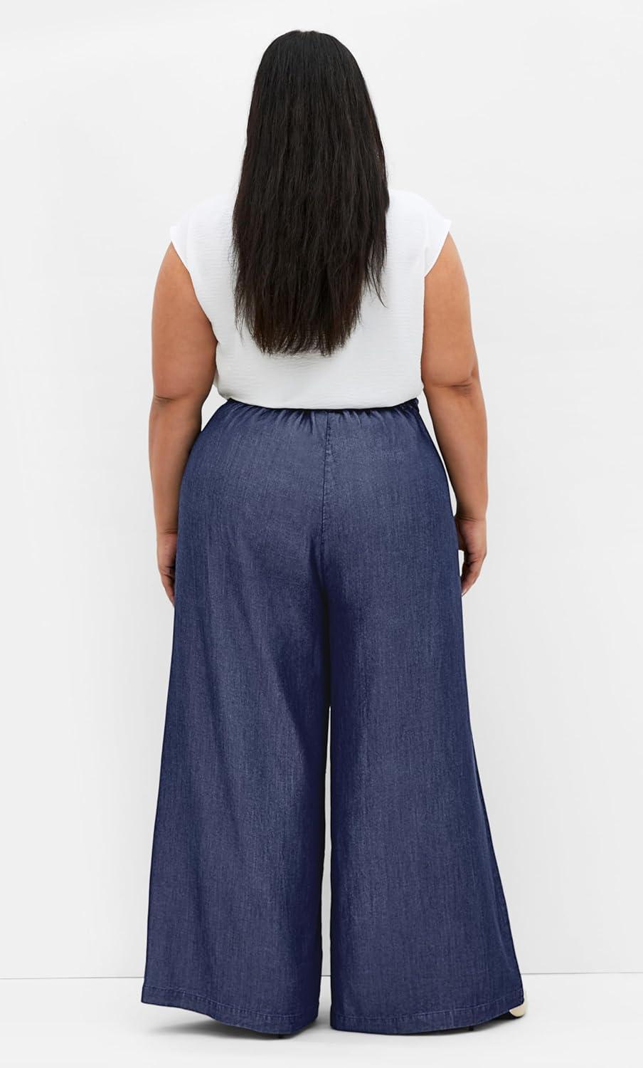 image:imageCity Chic Womens Plus Size Pant SantoriniDark Wash