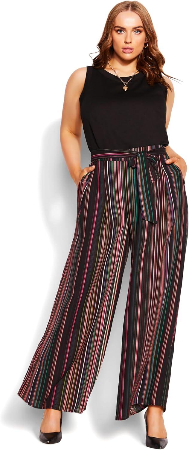 image:imageCity Chic Womens Plus Size Pant IllusionIllusion