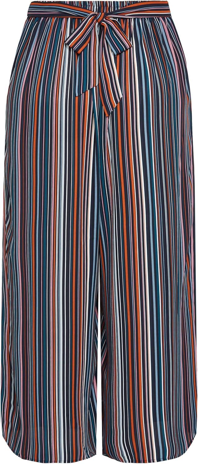 image:imageCity Chic Womens Plus Size Pant IllusionMidnight Stripe