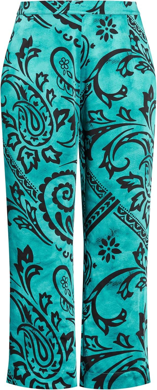 image:imageCity Chic Womens Plus Size Pants BelenGreen Print