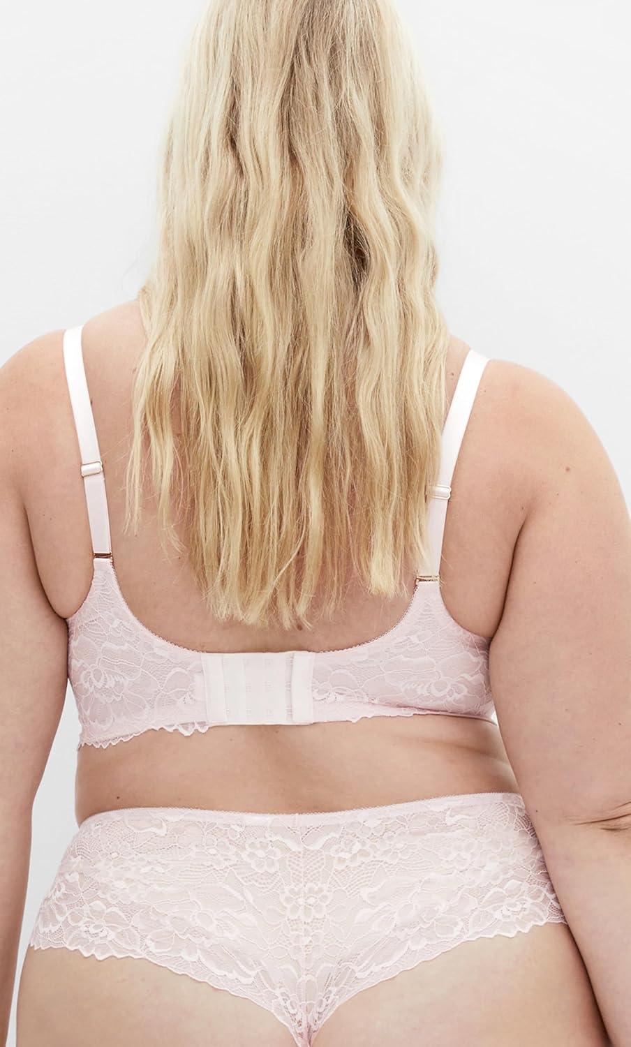 image:imageCity Chic Womens Plus Size Panty Caitlin Lace CheekySugar Pink