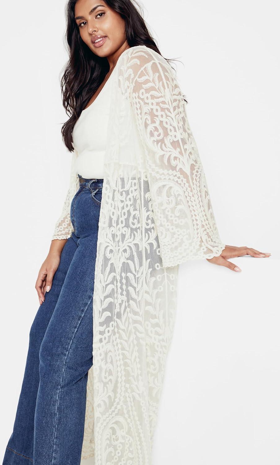image:imageCity Chic Womens Plus Size Pretty Thing DusterNatural