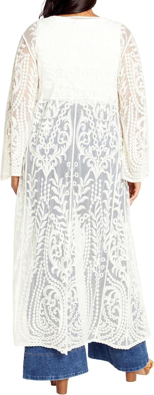 image:imageCity Chic Womens Plus Size Pretty Thing DusterNatural
