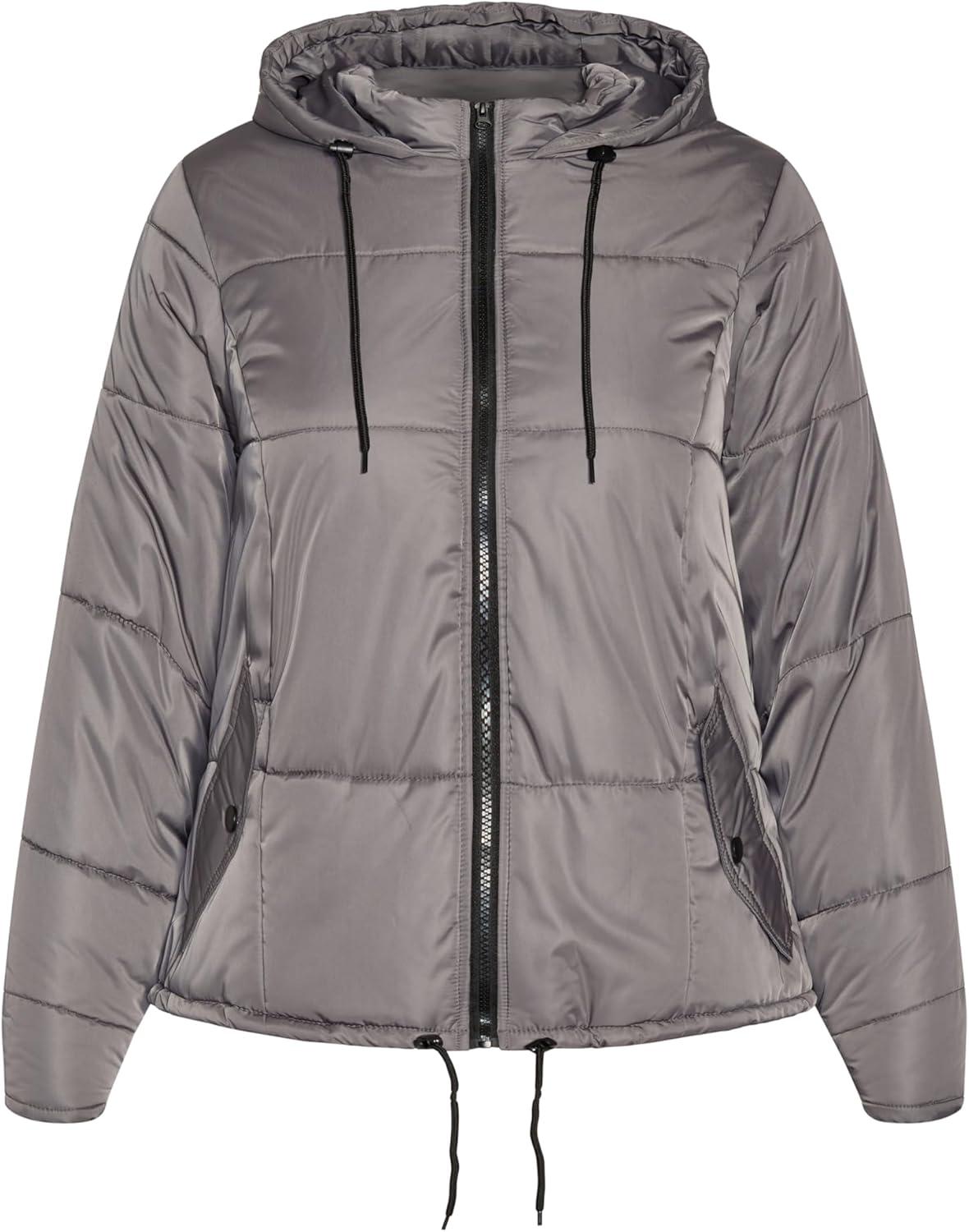 image:imageCity Chic Womens Plus Size Puffer KatePlatinum