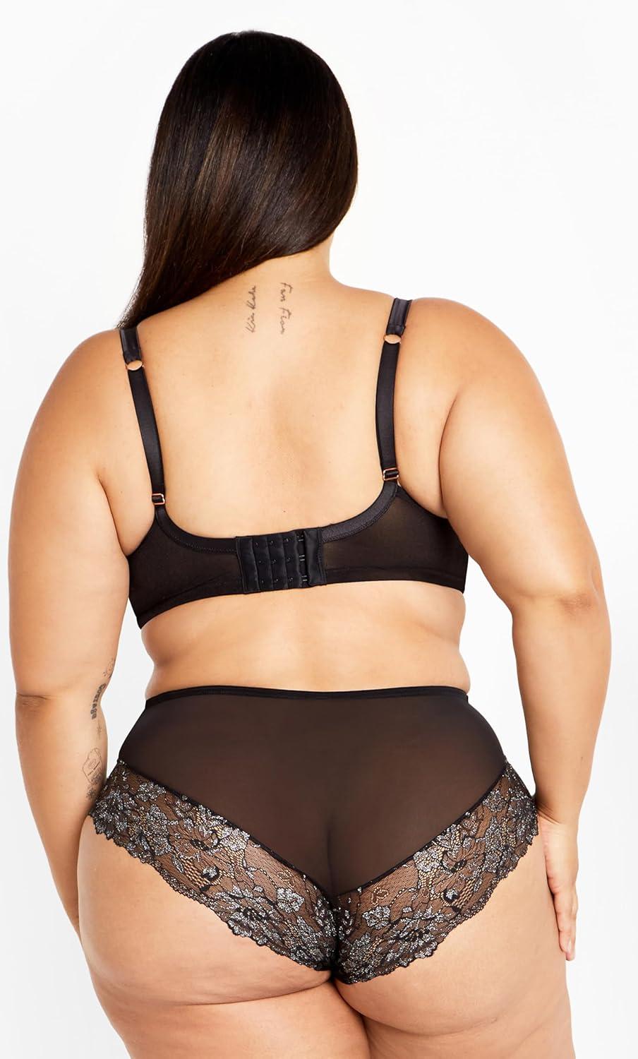 image:imageCity Chic Womens Plus Size Renay Hi BriefBlack