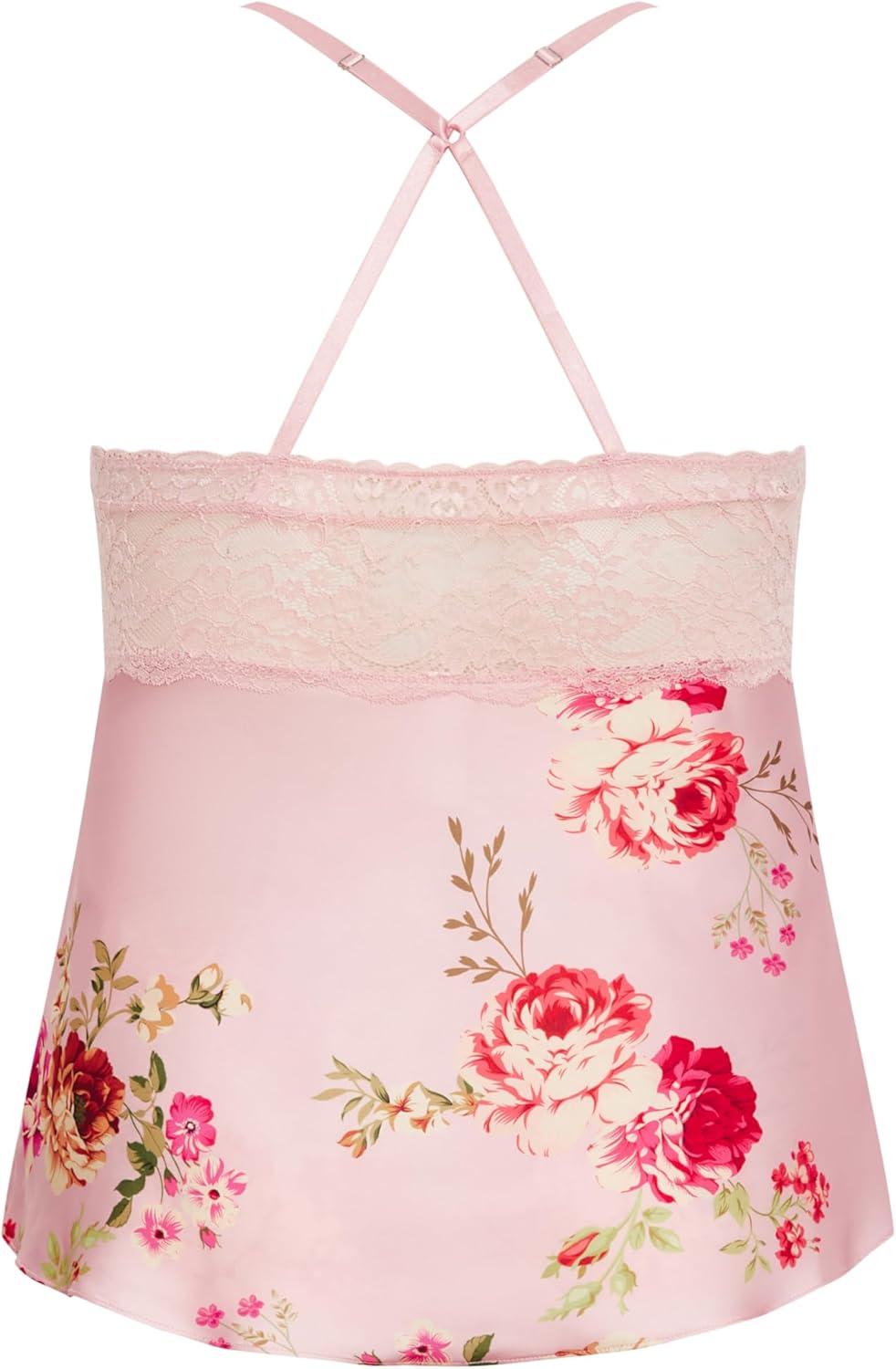image:imageCity Chic Womens Plus Size Set Arcadia CamiBlush Floral Print