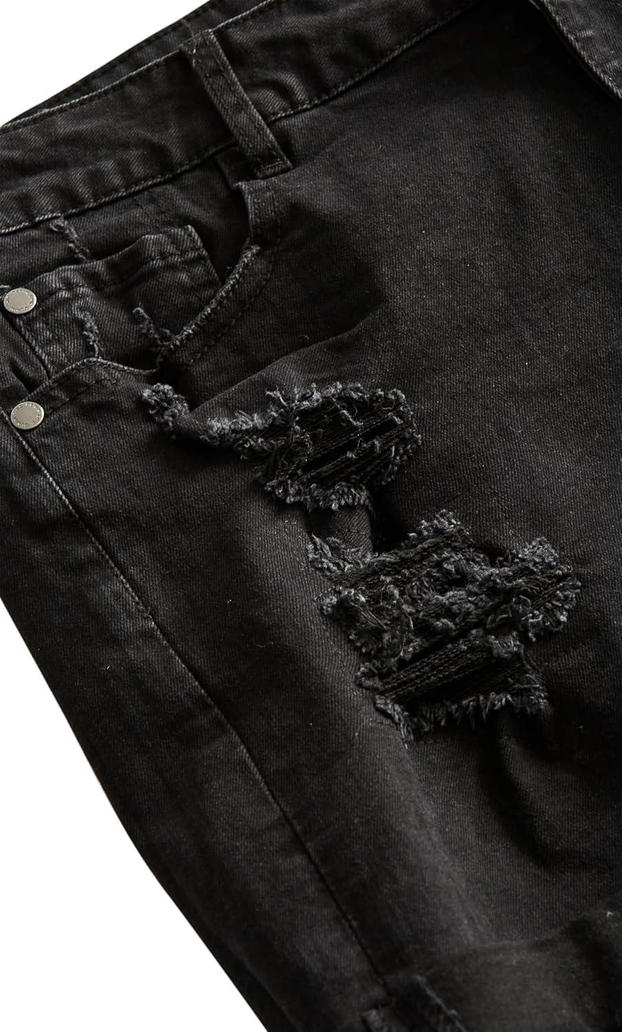 image:imageCity Chic Womens Plus Size Short Ripped LoveBlack Wash
