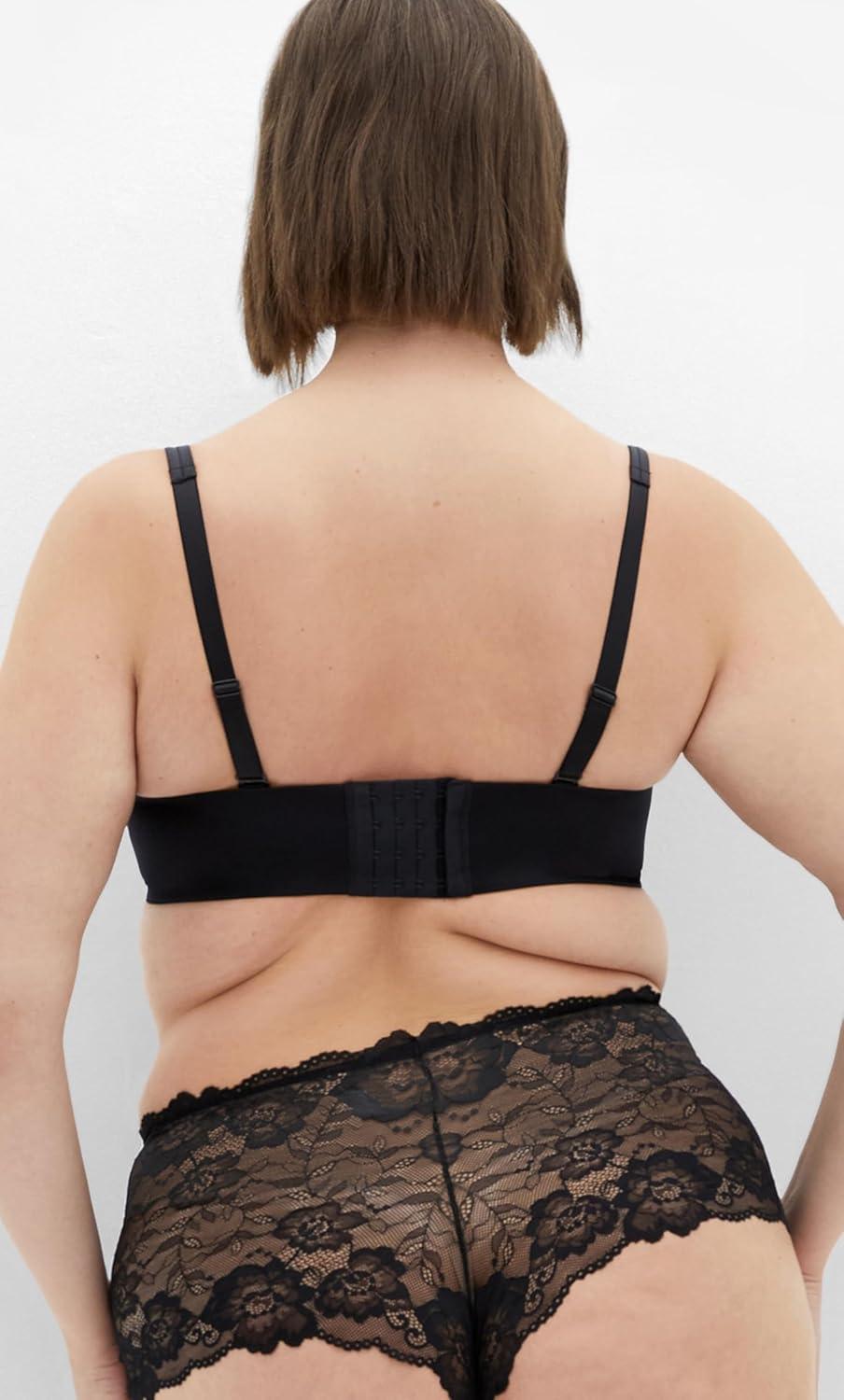 image:imageCity Chic Womens Plus Size Shorty Adore 3 Pack LaceBlack