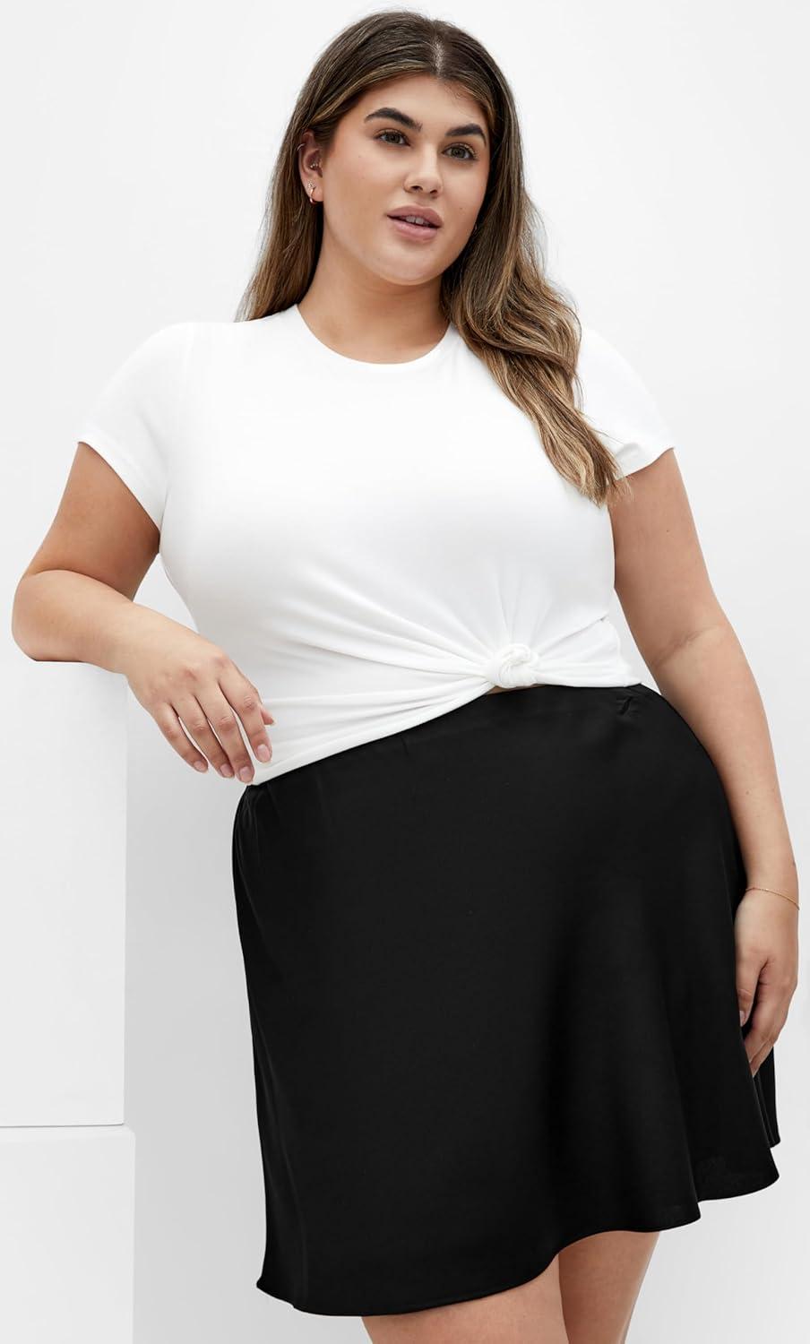 image:imageCity Chic Womens Plus Size Skirt AdelynBlack