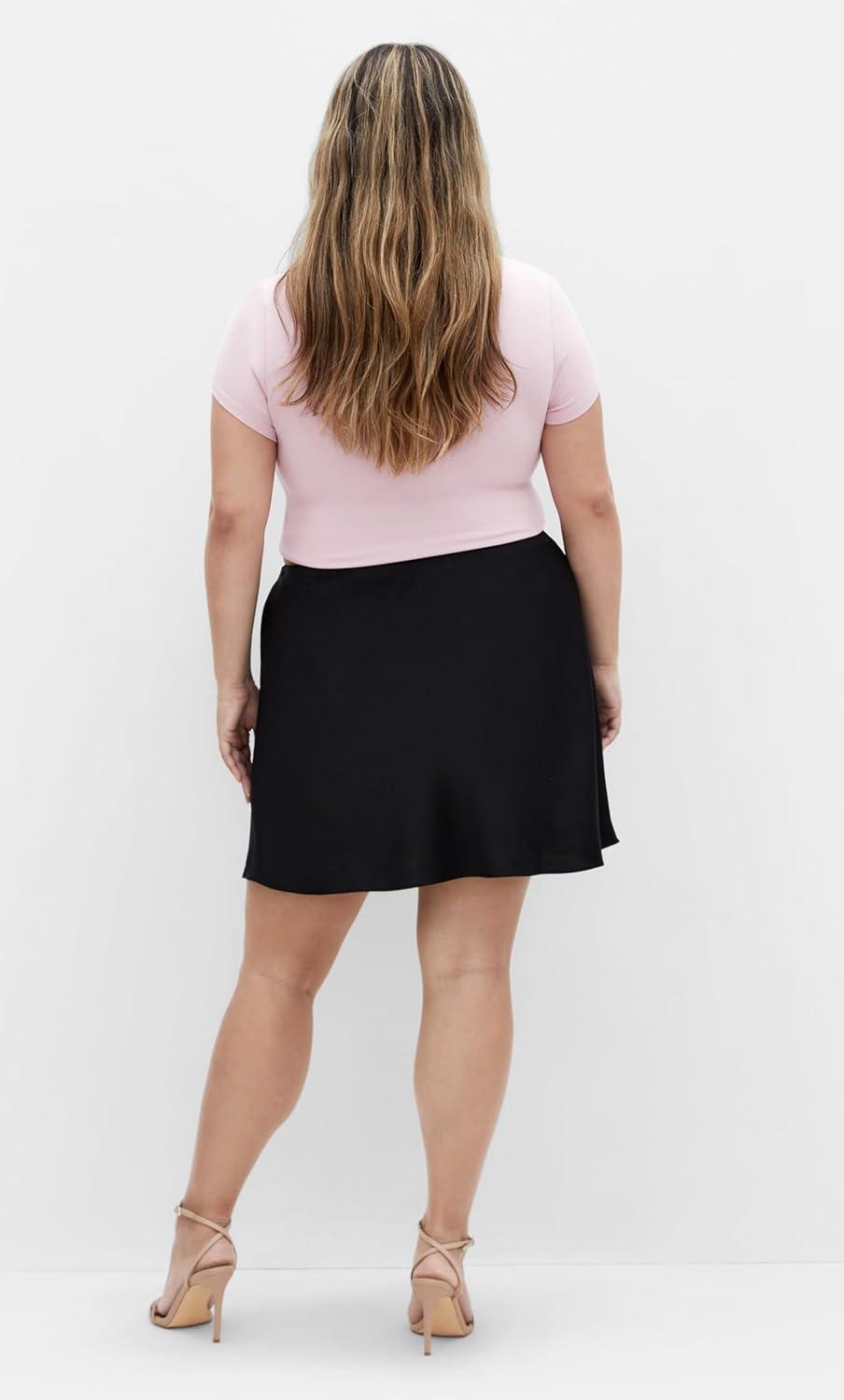 image:imageCity Chic Womens Plus Size Skirt AdelynBlack