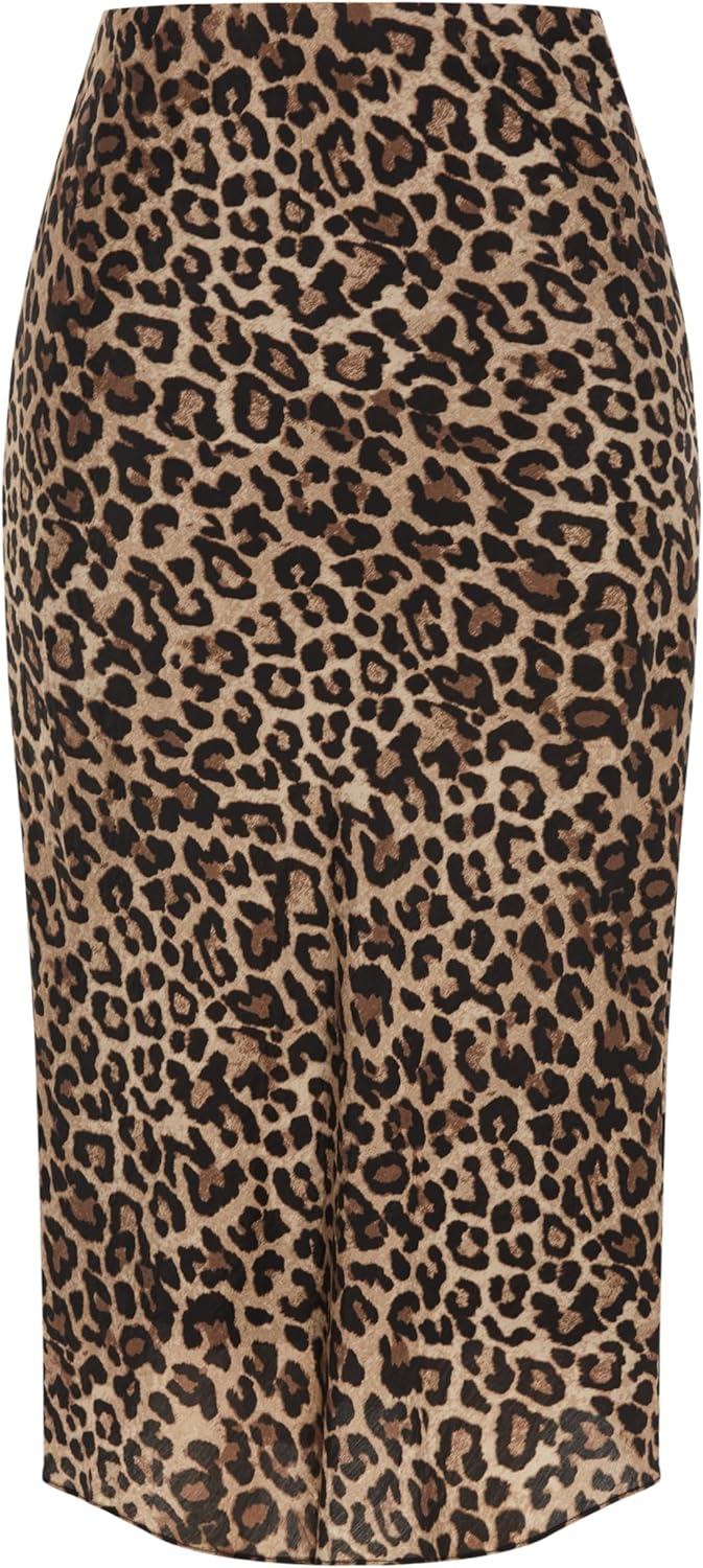 image:imageCity Chic Womens Plus Size Skirt Kyra PrintLeopard Prt