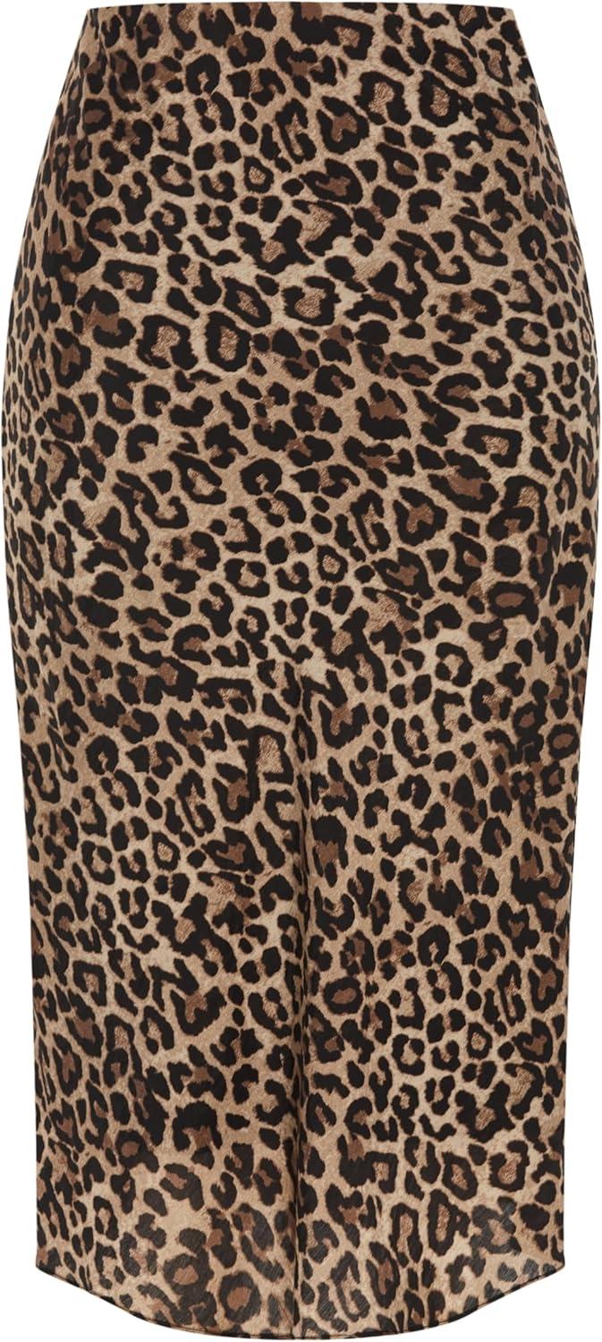 image:imageCity Chic Womens Plus Size Skirt Kyra PrintLeopard Prt