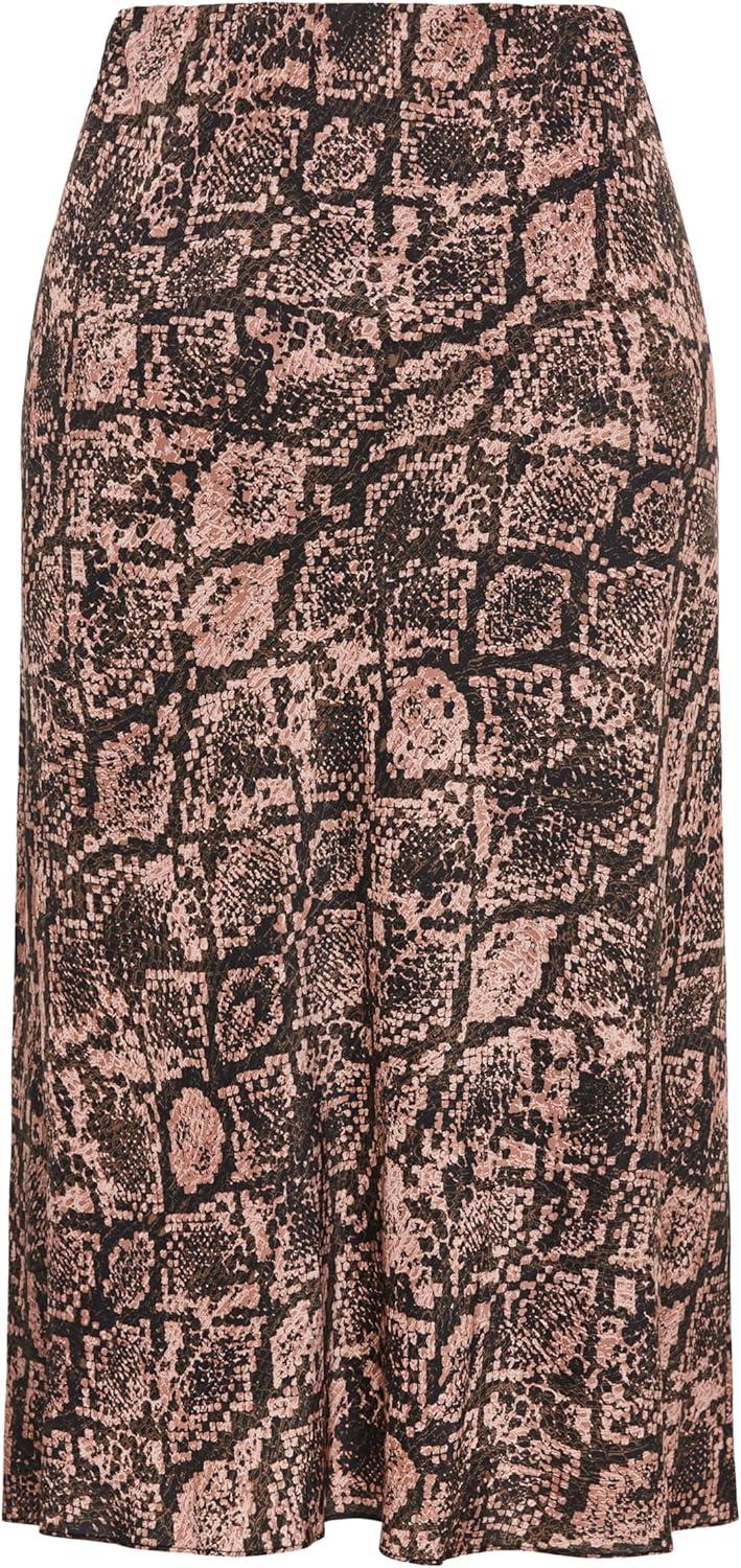 image:imageCity Chic Womens Plus Size Skirt Kyra PrintSnake