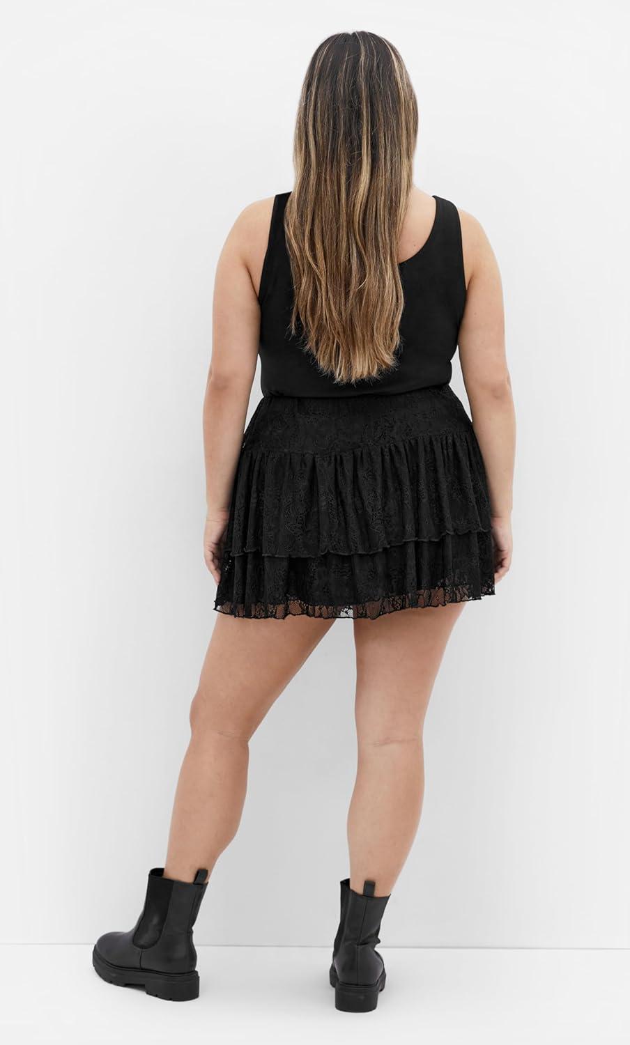image:imageCity Chic Womens Plus Size SkortLayla