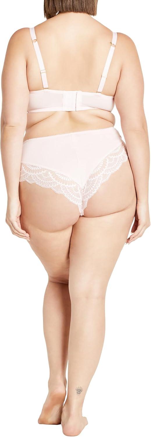 image:imageCity Chic Womens Plus Size Smooth amp Chic Cheeky BriefPink Icing