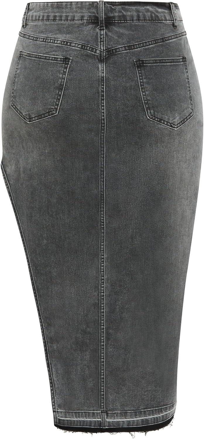image:imageCity Chic Womens Skirt RemiBlack Wash