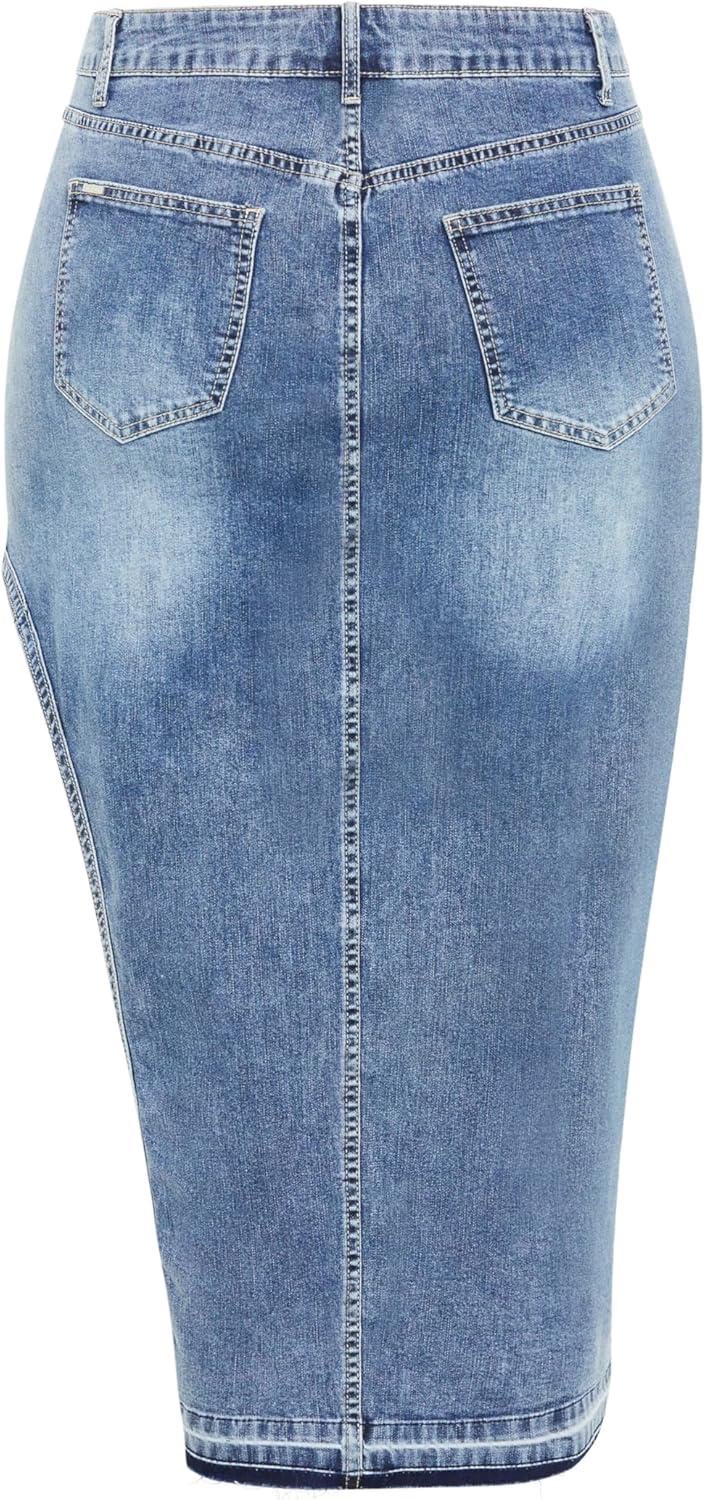 image:imageCity Chic Womens Skirt RemiLight Wash