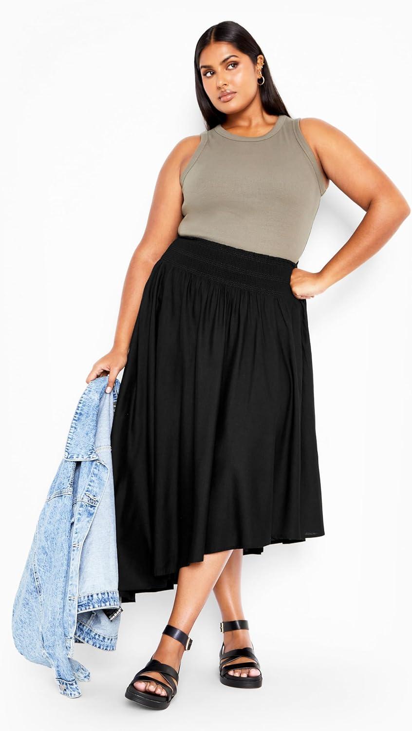 image:imageCity Chic Womens SkirtEvaBlack