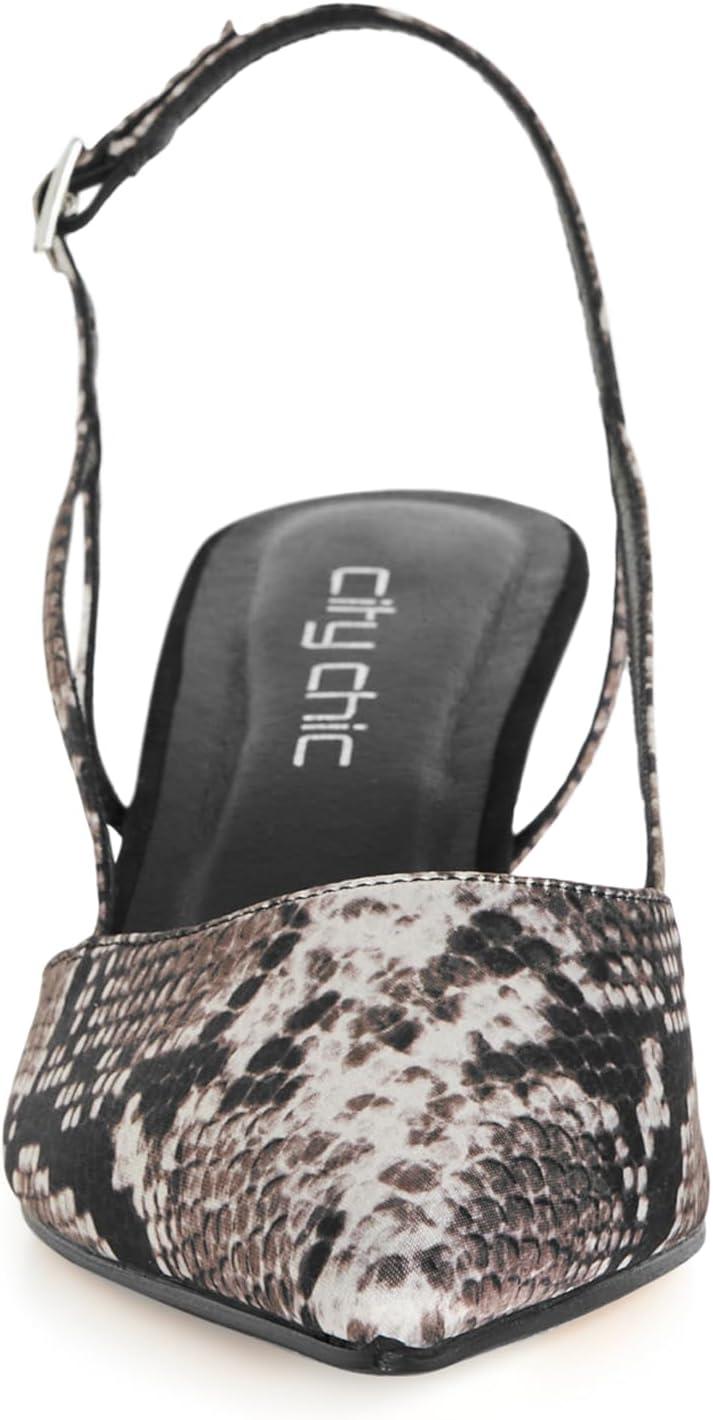 image:imageCity Chic Womens Slingback MilaGrey
