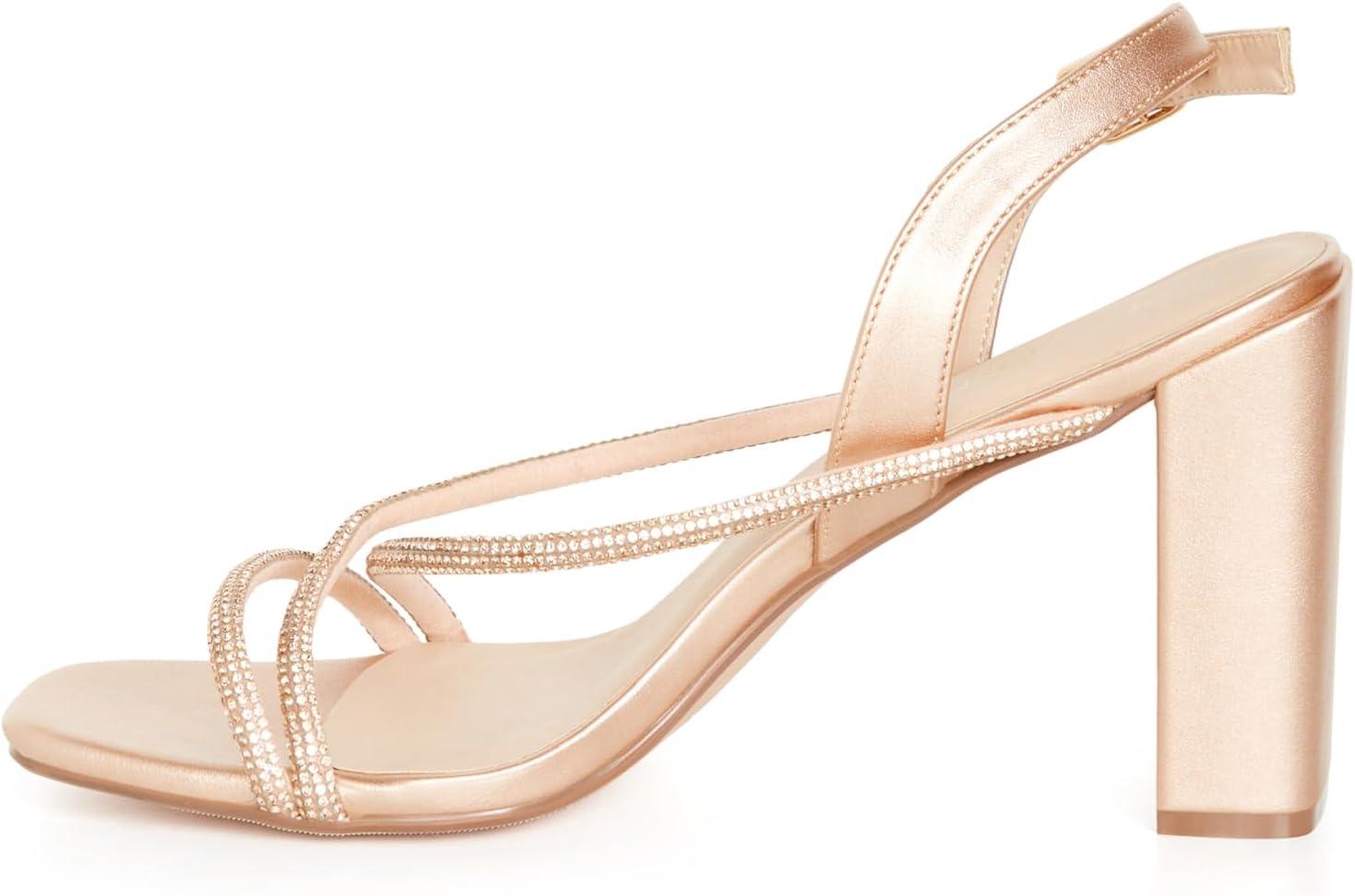 image:imageCity Chic Womens Sparkle Glitz HeelChampagne