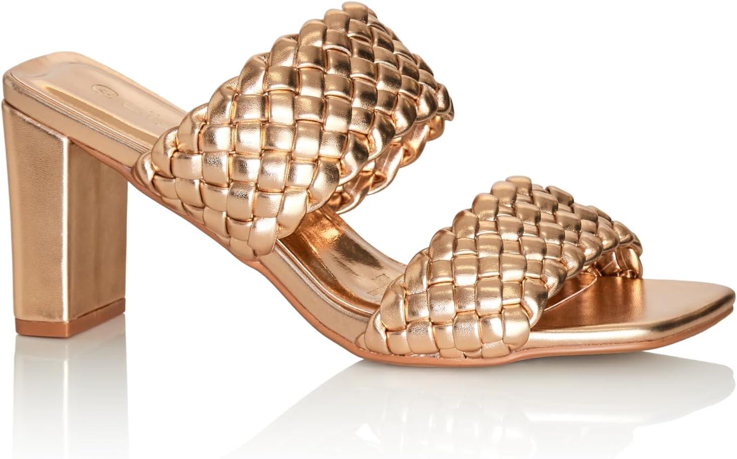 image:imageCity Chic Womens WIDE FIT Aura MuleRose Gold