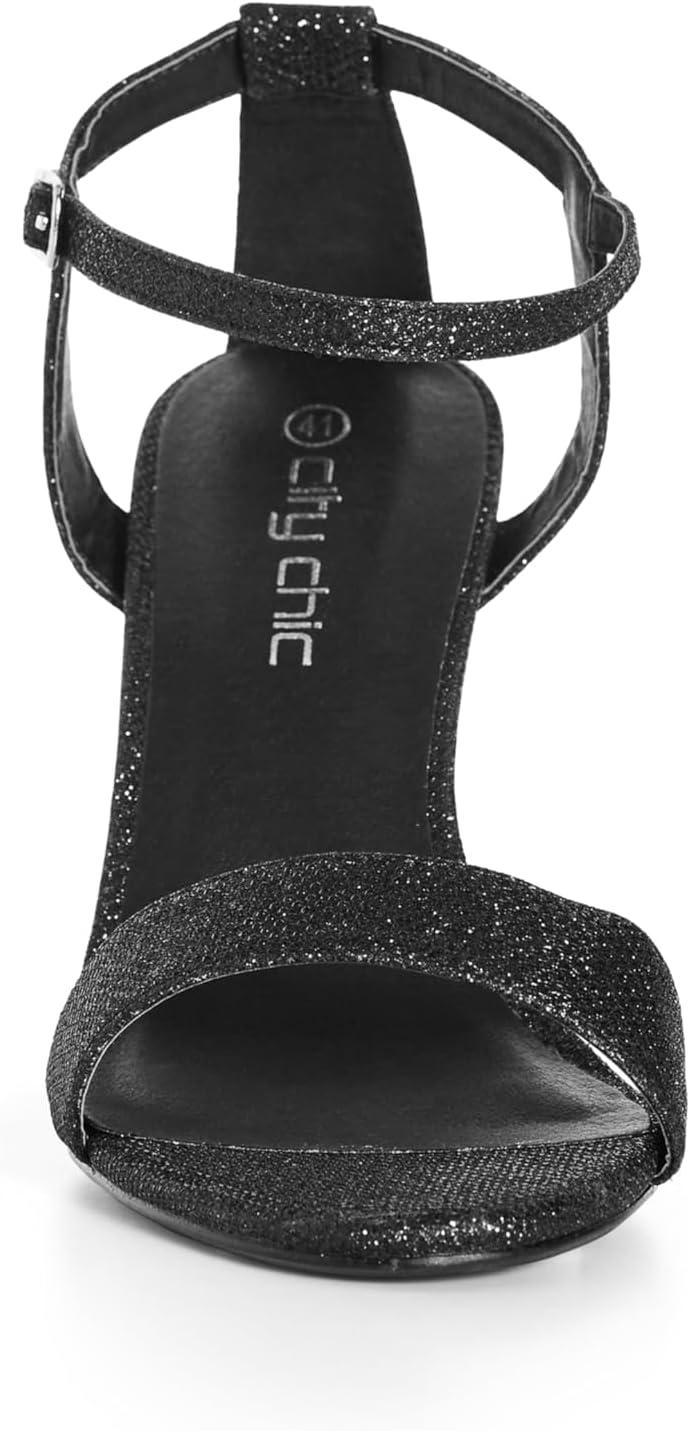 image:imageCity Chic Womens Wide FIT Dressy Danielle Heel BlackBlack