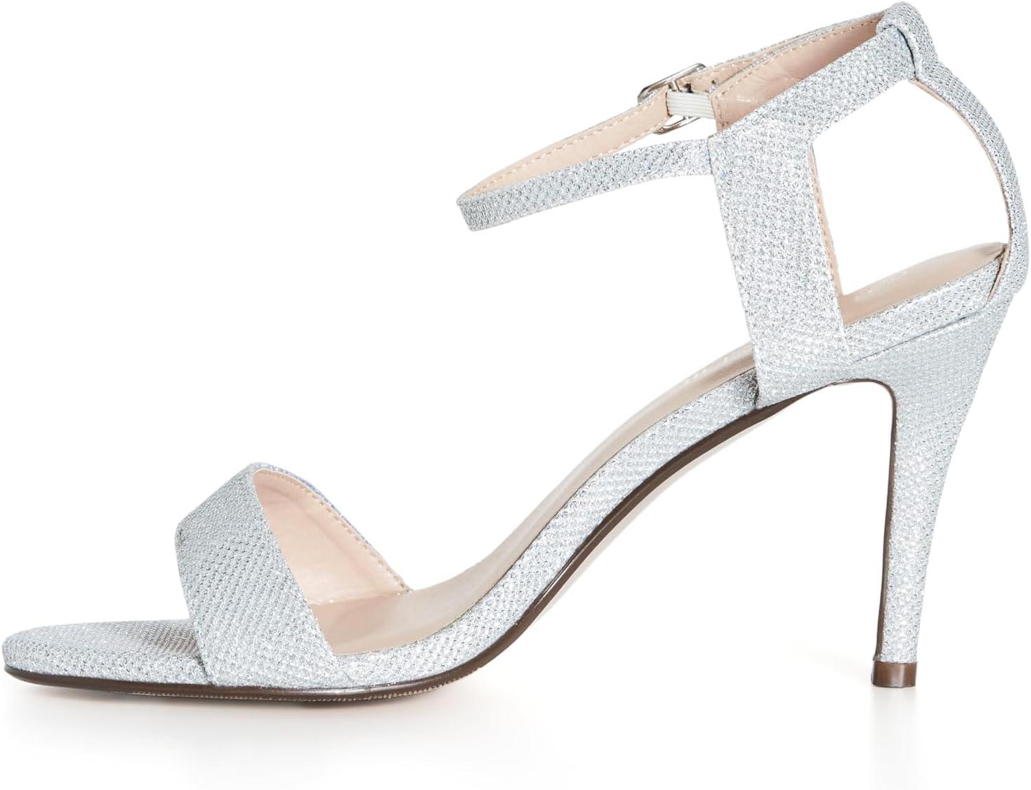 image:imageCity Chic Womens Wide FIT Dressy Danielle Heel BlackSilver