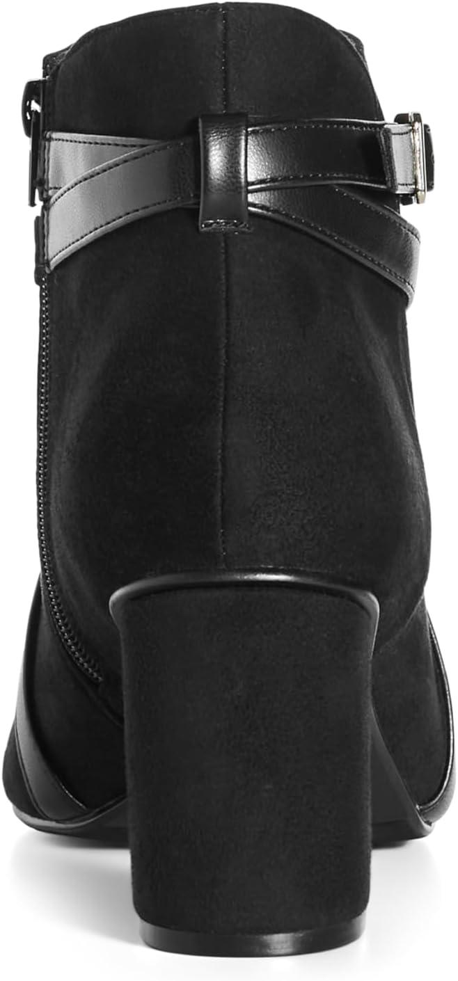 image:imageCity Chic Womens Wide Fit Carrie Shootie SandalBlack