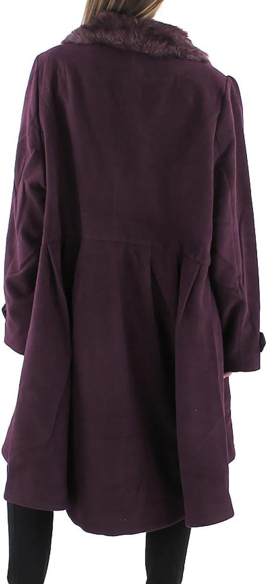 image:imageCity Chic womens City Chic Plus Size Coat GrandioseSpiced Plum