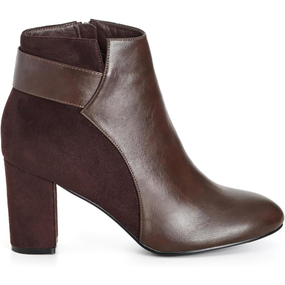 image:imageCity Chic Womens Ankle Boots  FinleyDark Chocolate