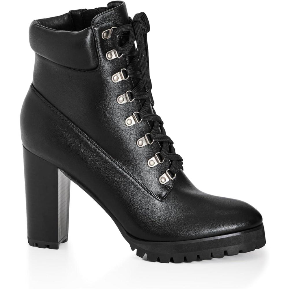 image:imageCity Chic Womens Ankle Boots  HavenBlack