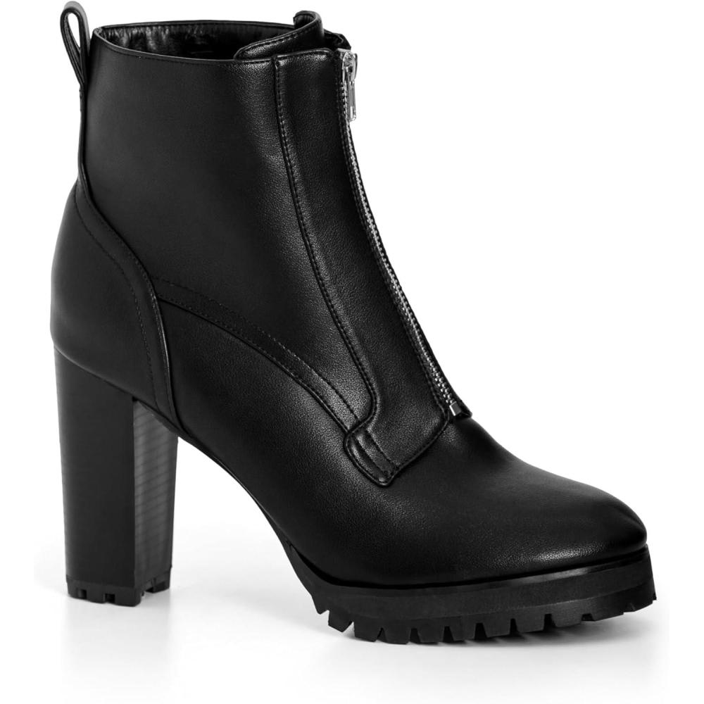 image:imageCity Chic Womens Ankle Boots  MeadowBlack