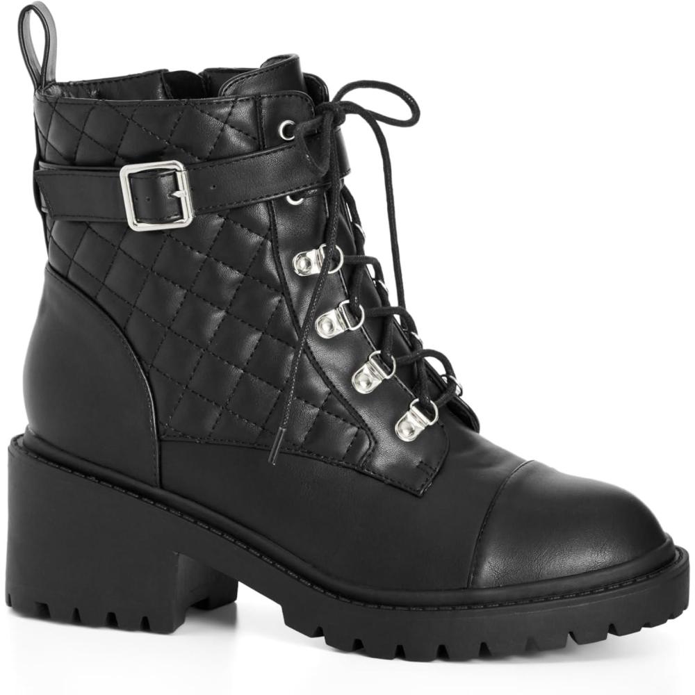 image:imageCity Chic Womens Ankle Boots  ReeseBlack