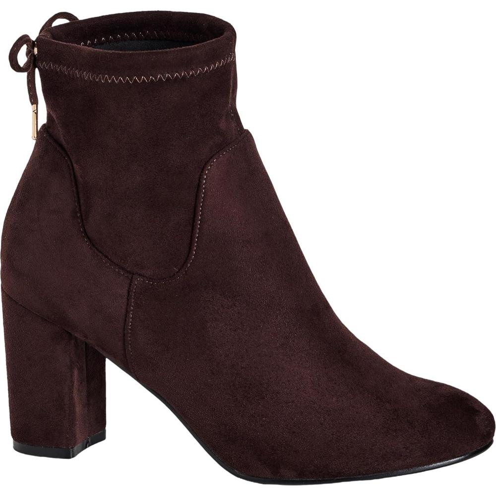 image:imageCity Chic Womens BootWide Fit Katya Mid AnkleChoc Brown