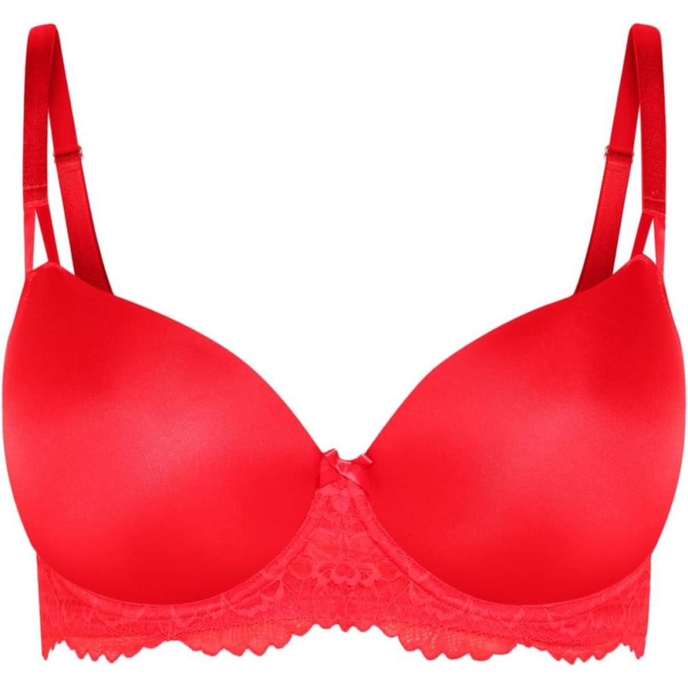 image:imageCity Chic Womens Bra Caitlin ContourLove Red