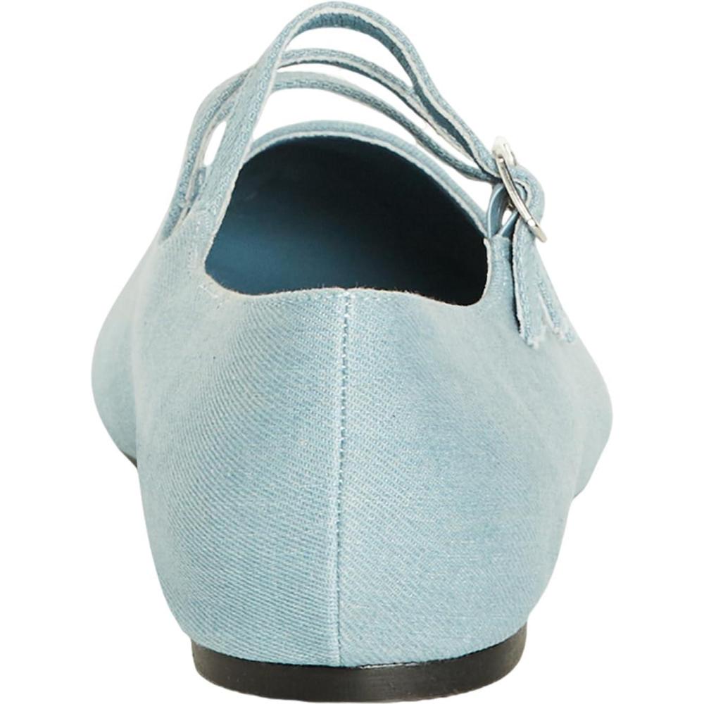 image:imageCity Chic Womens Buckle Ballet FlatDenim