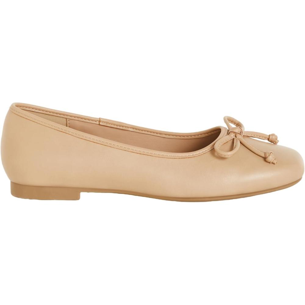 image:imageCity Chic Womens Flat Wide Fit Ella BalletAlmond