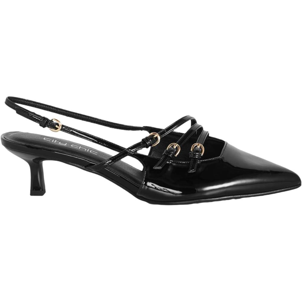 image:imageCity Chic Womens Heel  Wide Fit NovahBlack