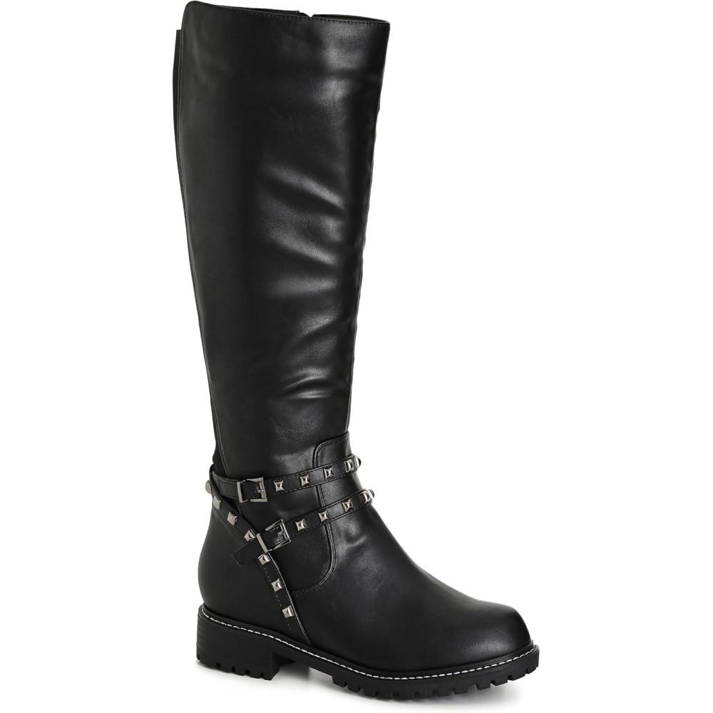 image:imageCity Chic Womens Knee Boots KiraBlack