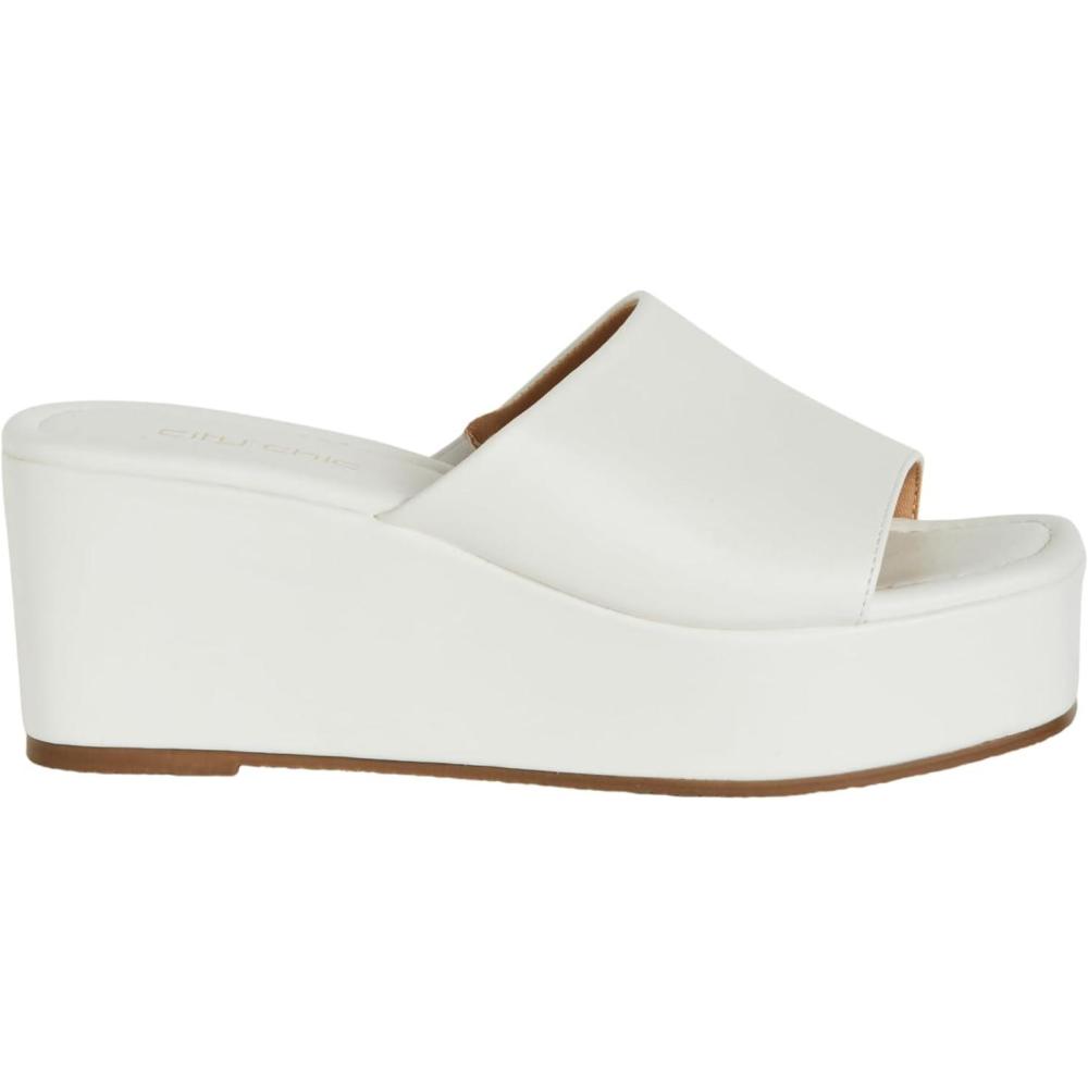 image:imageCity Chic Womens Platform SlideyIvory