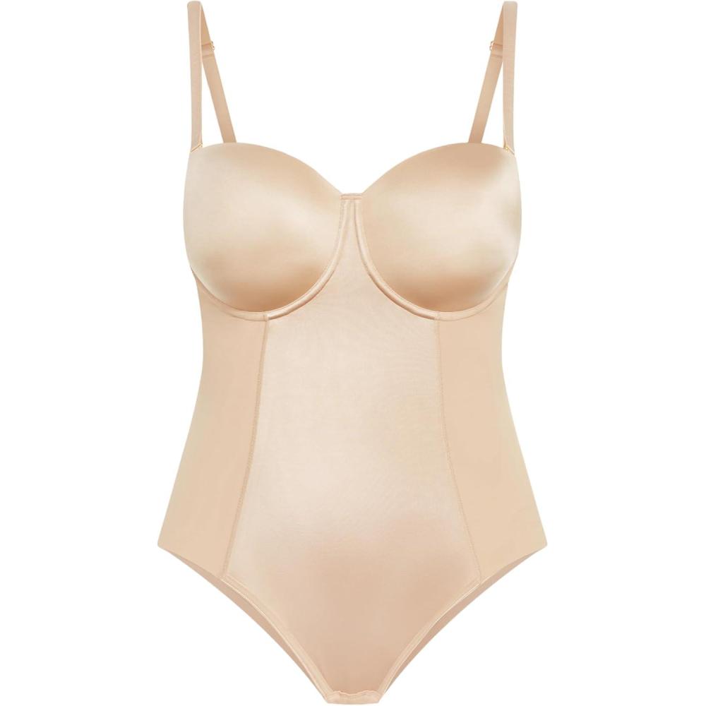 image:imageCity Chic Womens Plus Size Bodysuit Smooth amp Chic StraplessLatte