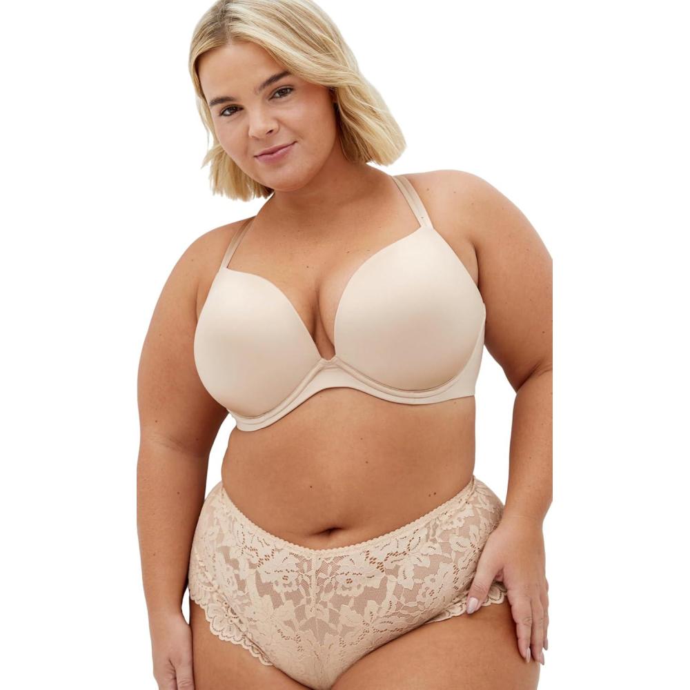 image:imageCity Chic Womens Plus Size Bra  Adore Push UpLatte