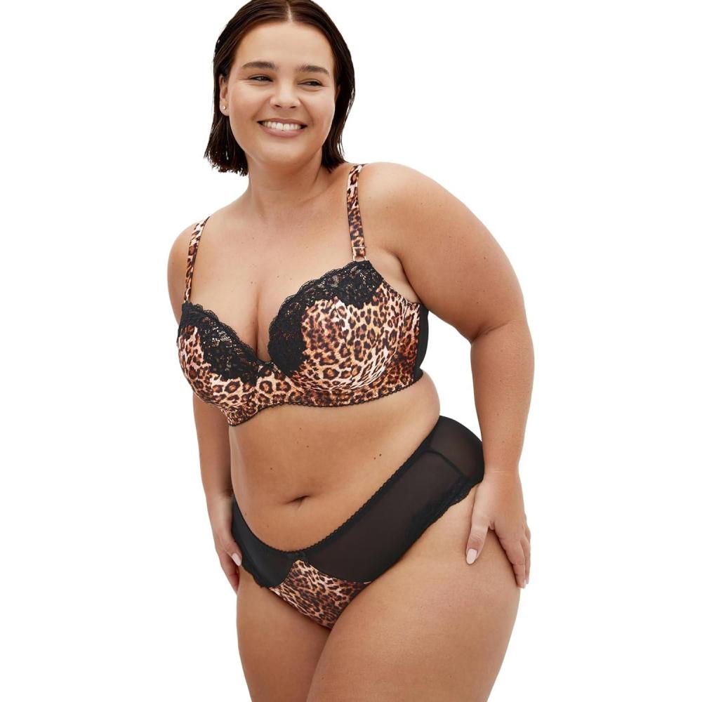image:imageCity Chic Womens Plus Size Bra Romy Print UpliftAnimal Print