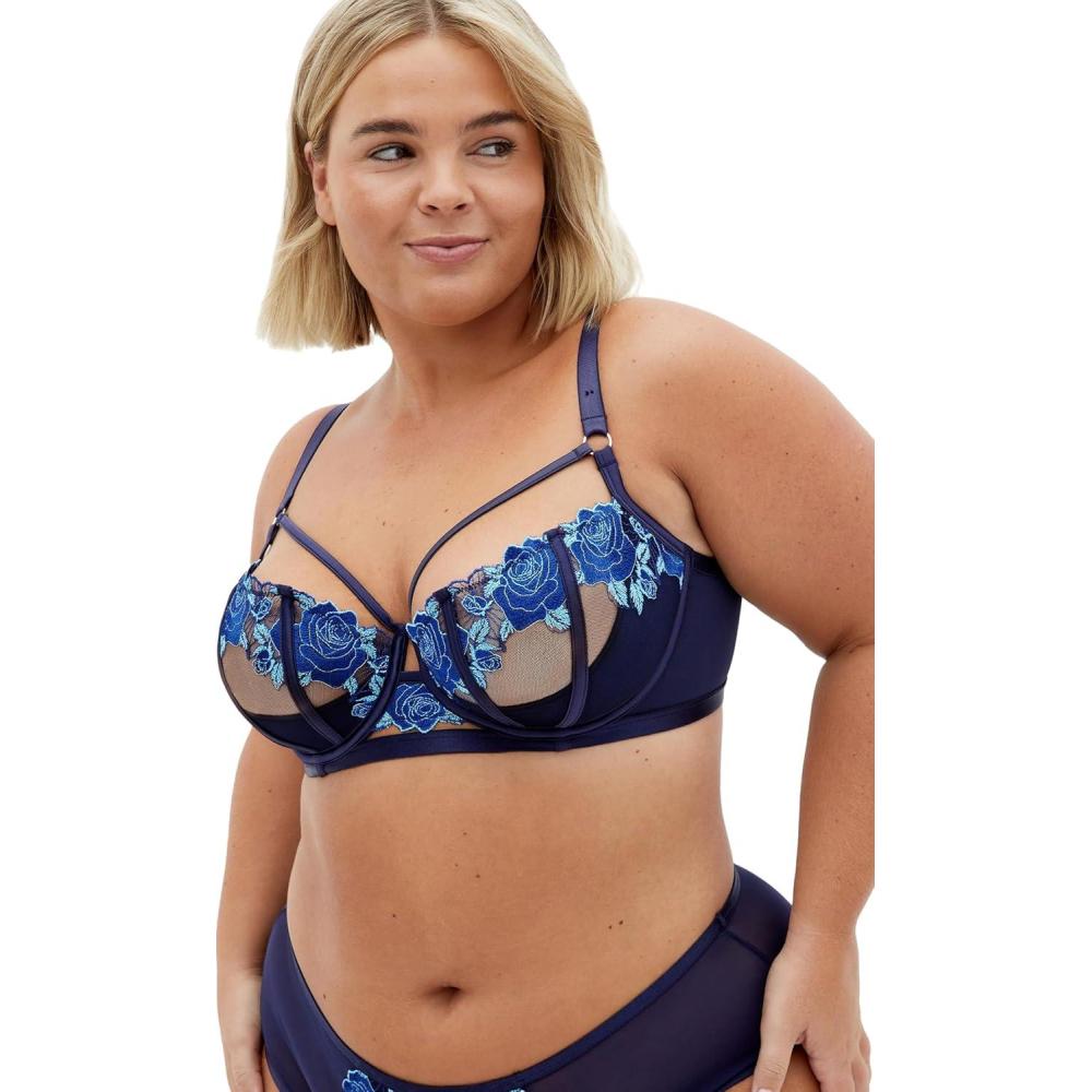 image:imageCity Chic Womens Plus Size Bra  Serena Demi UnderwireElectric