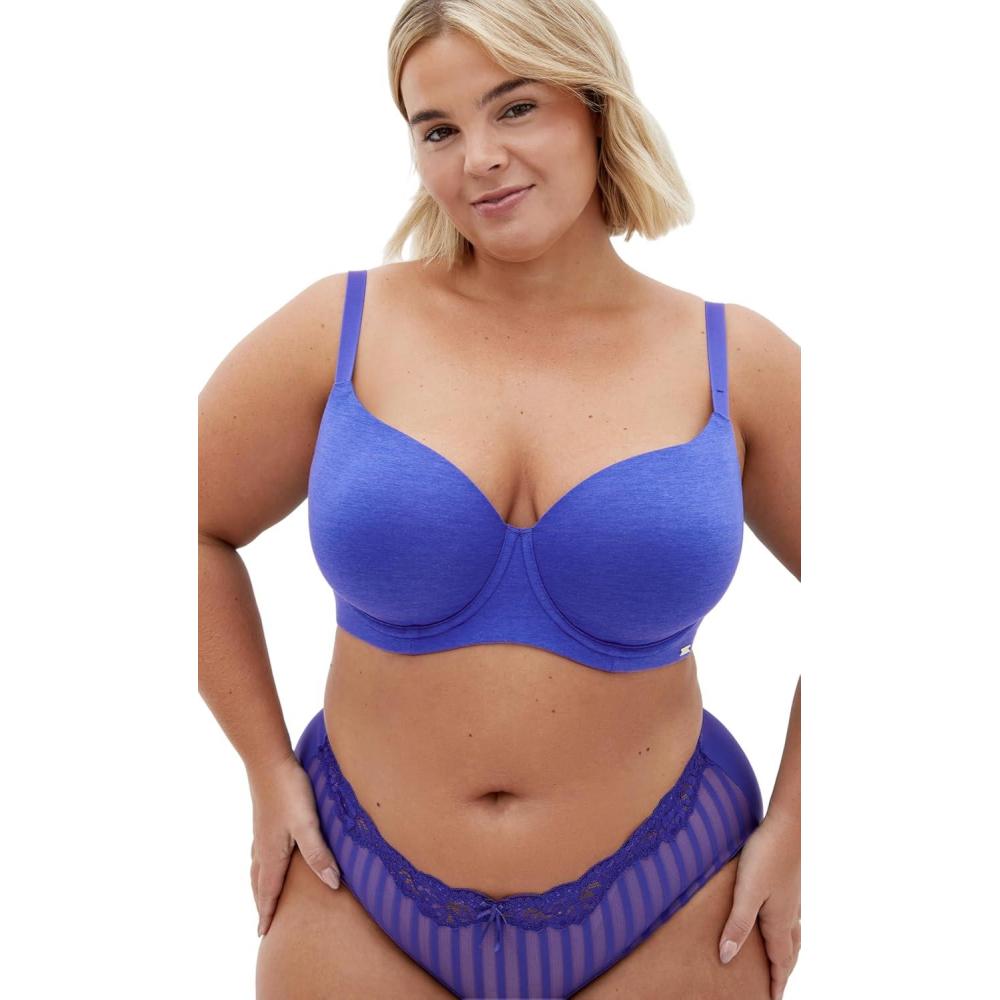 image:imageCity Chic Womens Plus Size Bra  Smooth amp Chic Cotton TShirtDazzling Blue