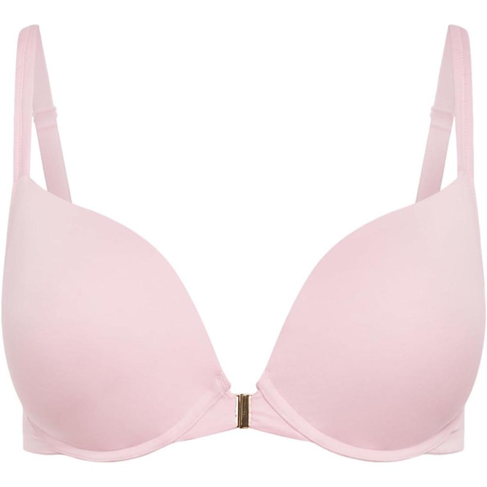 image:imageCity Chic Womens Plus Size Bra  Smooth amp Chic Front Close Cotton Push UpPink Icing