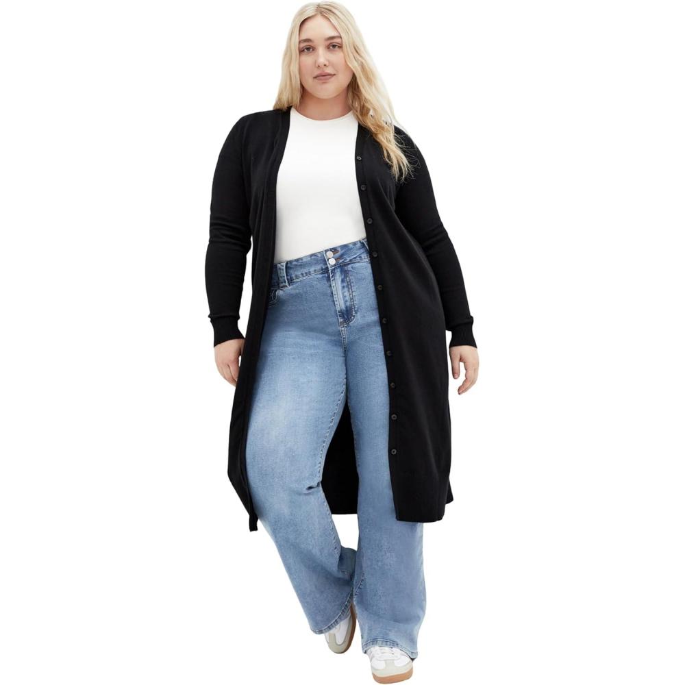 image:imageCity Chic Womens Plus Size Cardigan  JosieBlack