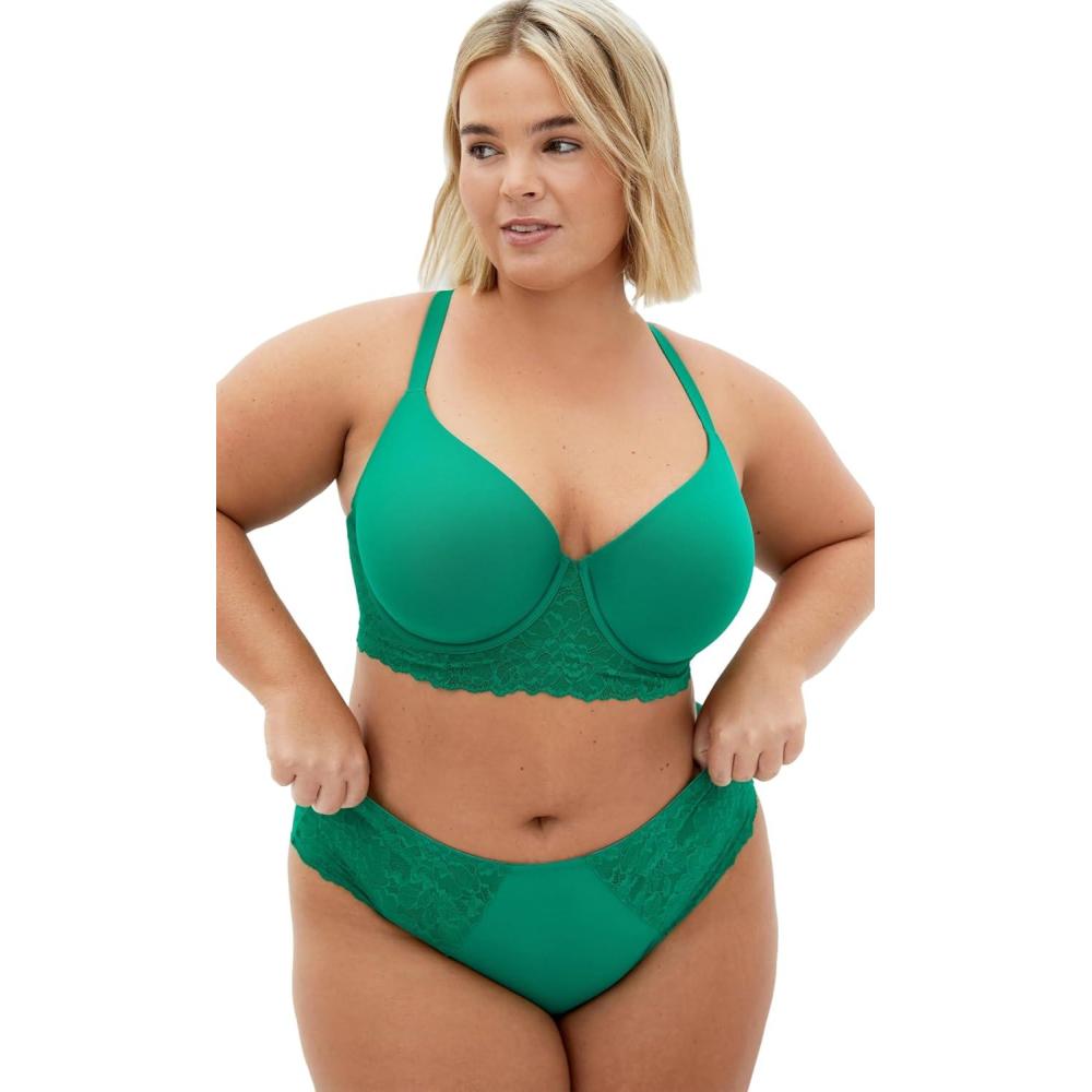 image:imageCity Chic Womens Plus Size Hi BriefGemmaKelly Green