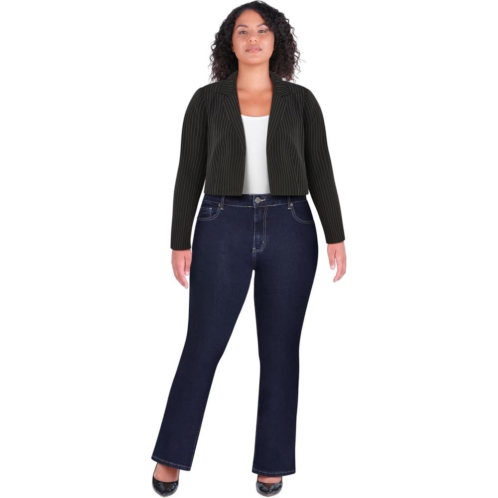 image:imageCity Chic Womens Plus Size Jacket AlayahStripe